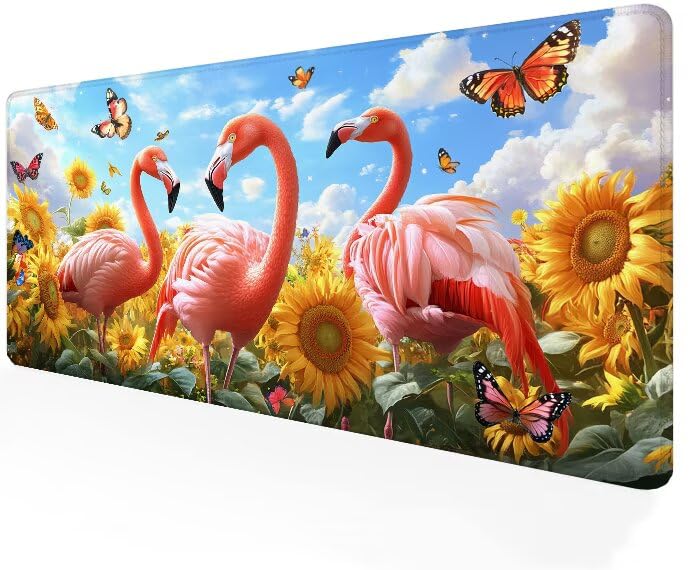 Tapis de souris de jeu bords cousus friction modérée XXL 900x400