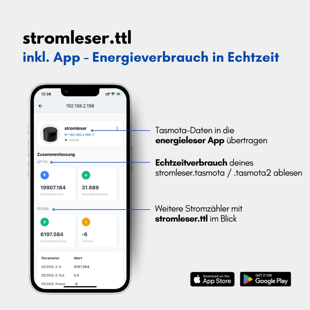 TTL – IR Lesekopf Stromzähler optisch auslesen, Erweiterung für Stromleser WIFI oder Development Board, SmartMeter Integration, Volkszähler Lesekopf, DIY-kompatibel
