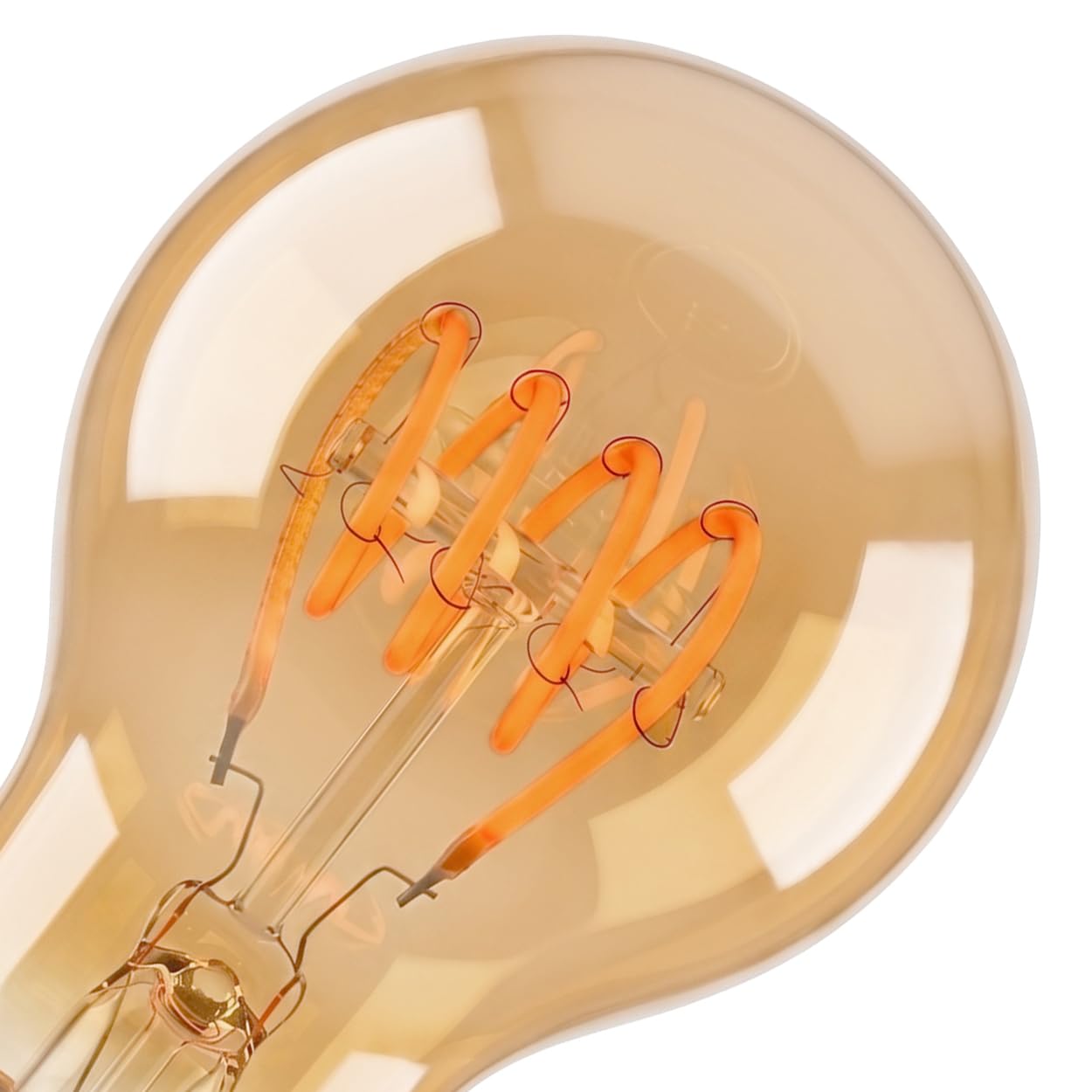 HOFSTEIN E27 LED Warmweiss Glühbirne 10er Set, Vintage Leuchtmittel Kugeloptik, 2200 Kelvin 320 Lumen A60, Dekorative Glühbirne Für Wohnzimmer, Schlafzimmer Und Gastronomie, 230V, Dimmbar