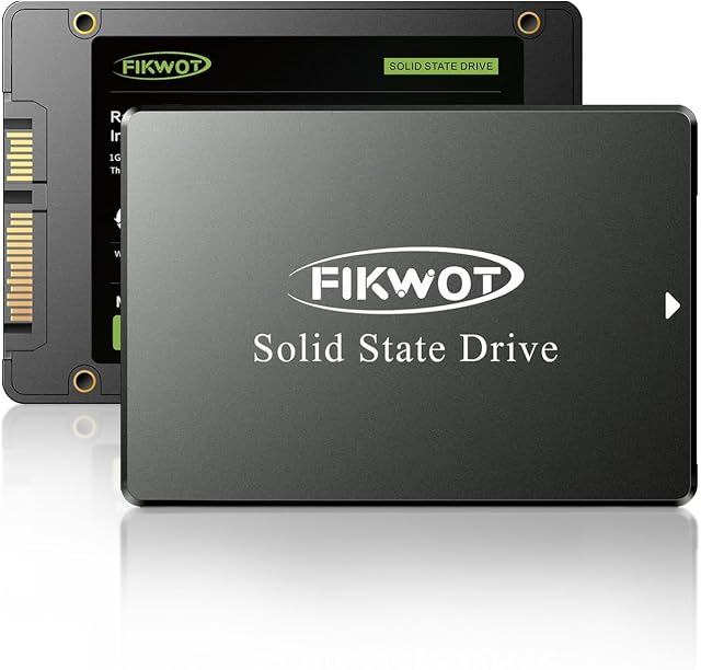 Fikwot FS810 128GB SSD, 2.5" SSD SATA III 6Gb/s, Solid State Drives, Up to 560MB/s, 3D NAND TLC, Internal SSD for Desktops and Laptops(Black)