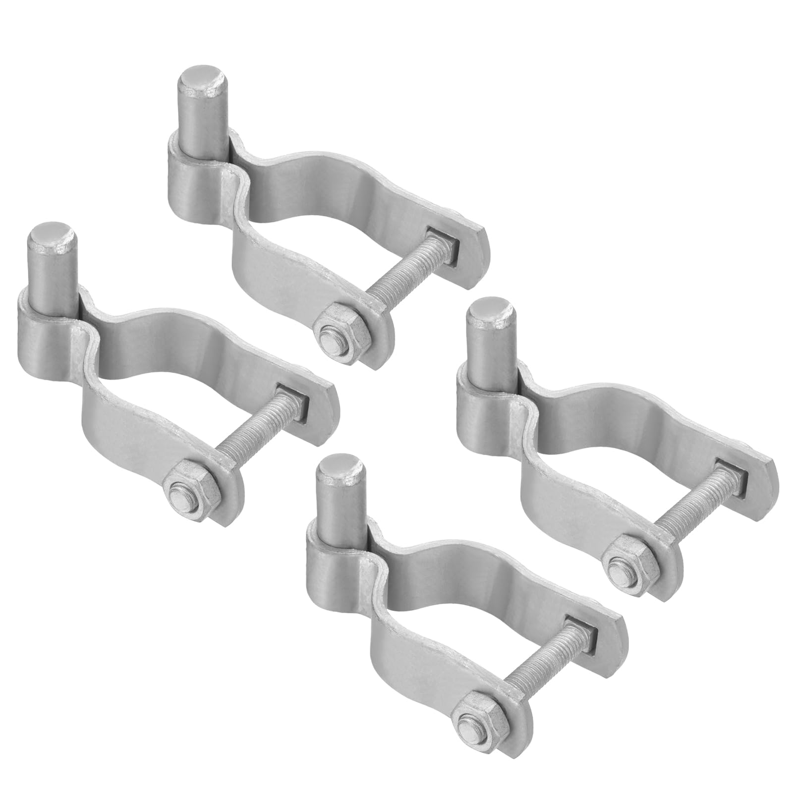 Charnière de poteau de clôture anti-affaissement pour portillon de jardin de 4,5 cm