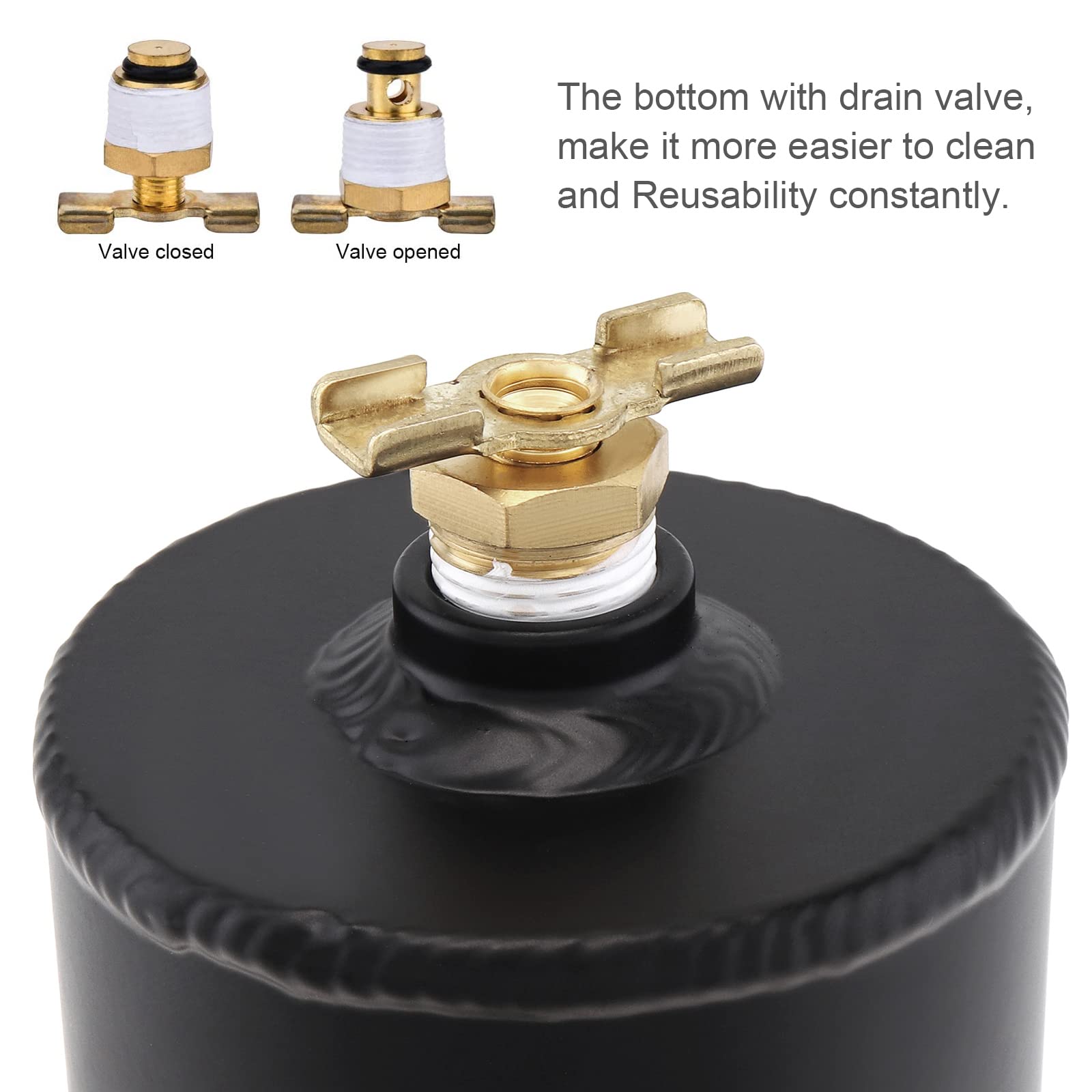 Oil Catch Can 0.75L 10AN - Per Auto, Serbatoio Raccolta Olio, Accessorio Modifica Motore - Foto 10