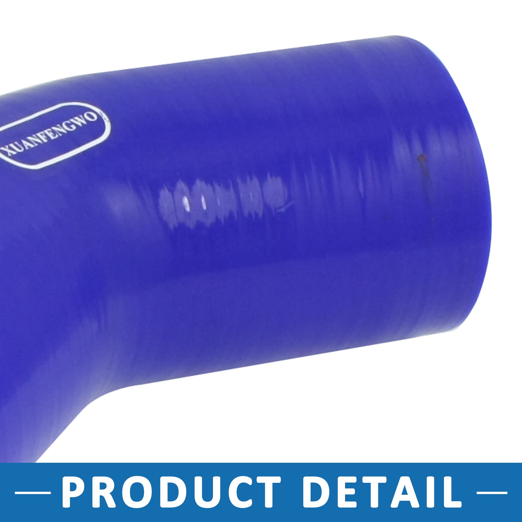 Tubo Silicone Per Intercooler Auto - Nero 63 Mm (2.48') Diametro Interno - Foto 1