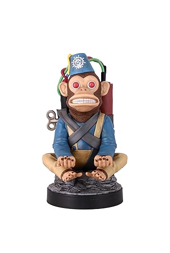 Cable Guys - Call of Duty Monkey Bomb Gaming Accessories Holder & Phone Holder for Most Controller (Xbox, Play Station, Nintendo Switch) & Phone - Monkey Bomb