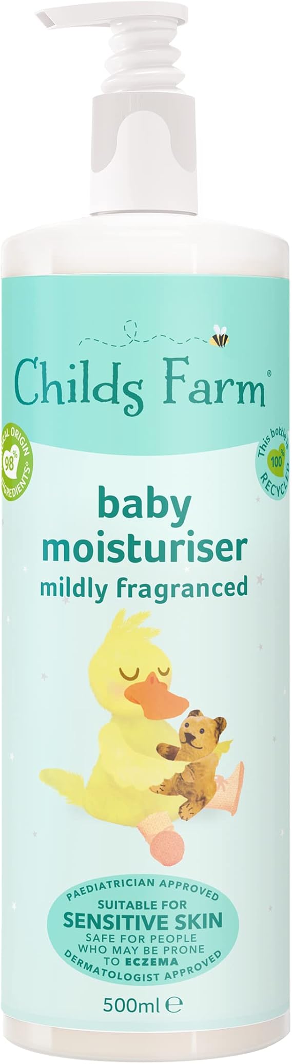 Childs Farm Baby Moisturiser Mildly Fragranced, Suitable for Newborn