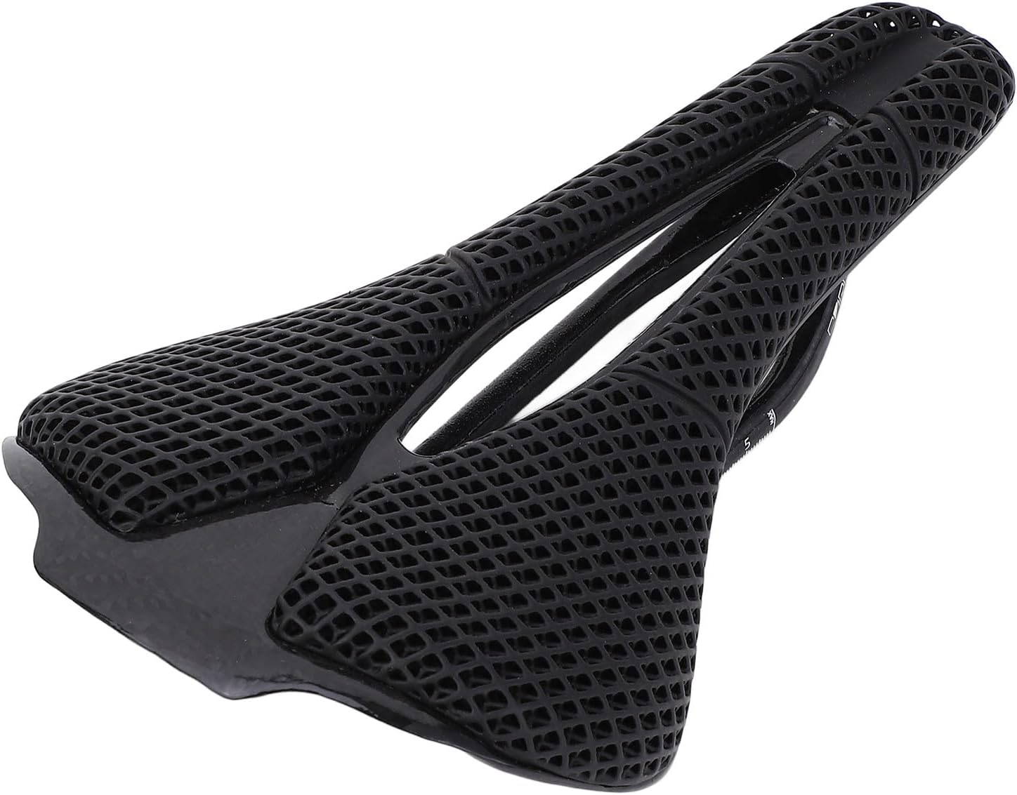 3D Printed Carbon Fiber Bike Saddle, Ergonomic Breathable Hollow Cushion with High Elasticity for Mountain Bikes