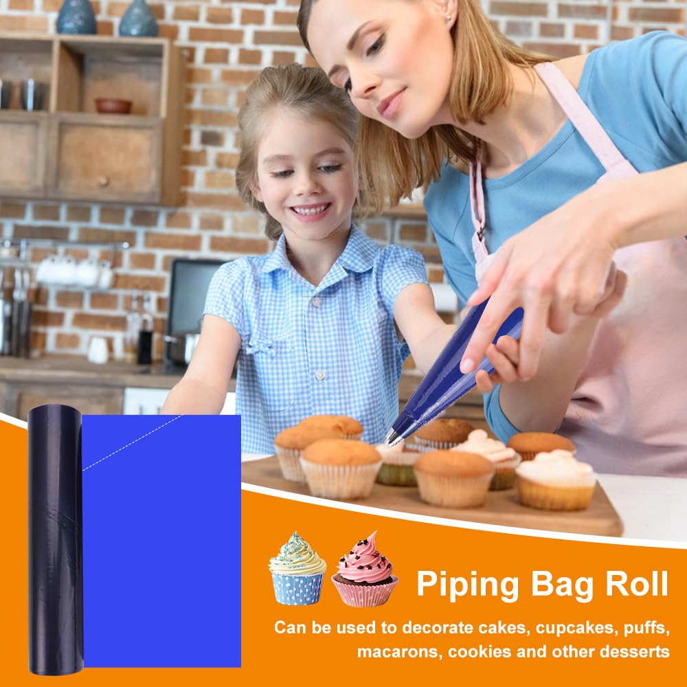 50 Sacchetti Per Pasticceria Monouso 52x25 Cm - Sac à Poche Grandi Per Decorare Torte E Cupcakes - Foto 3