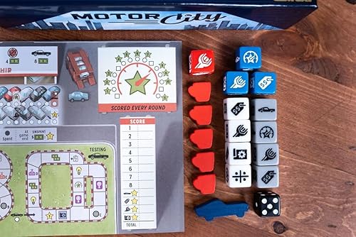 Miniatura 5 de Motor City, un juego de mesa estratégico y escritura sobre la construcción de automóviles en Detroit - 25th Century Games