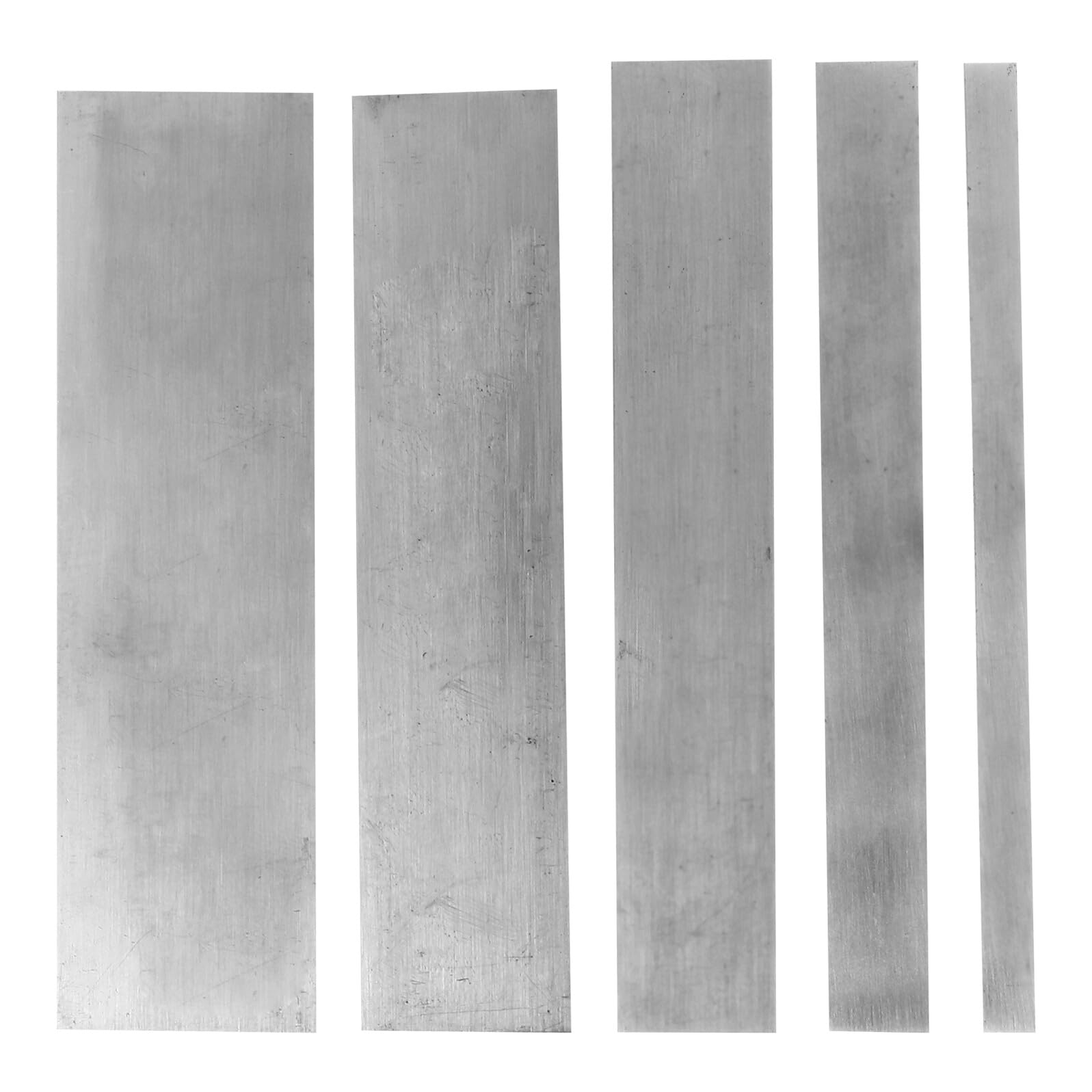 Ipetboom Lot de 5 Grattoirs à Bois en Acier Manganèse Haute Résistance Lames Incurvées de 1 à 5 CM Outils de Ponçage pour Meubles et Travaux de Menuiserie