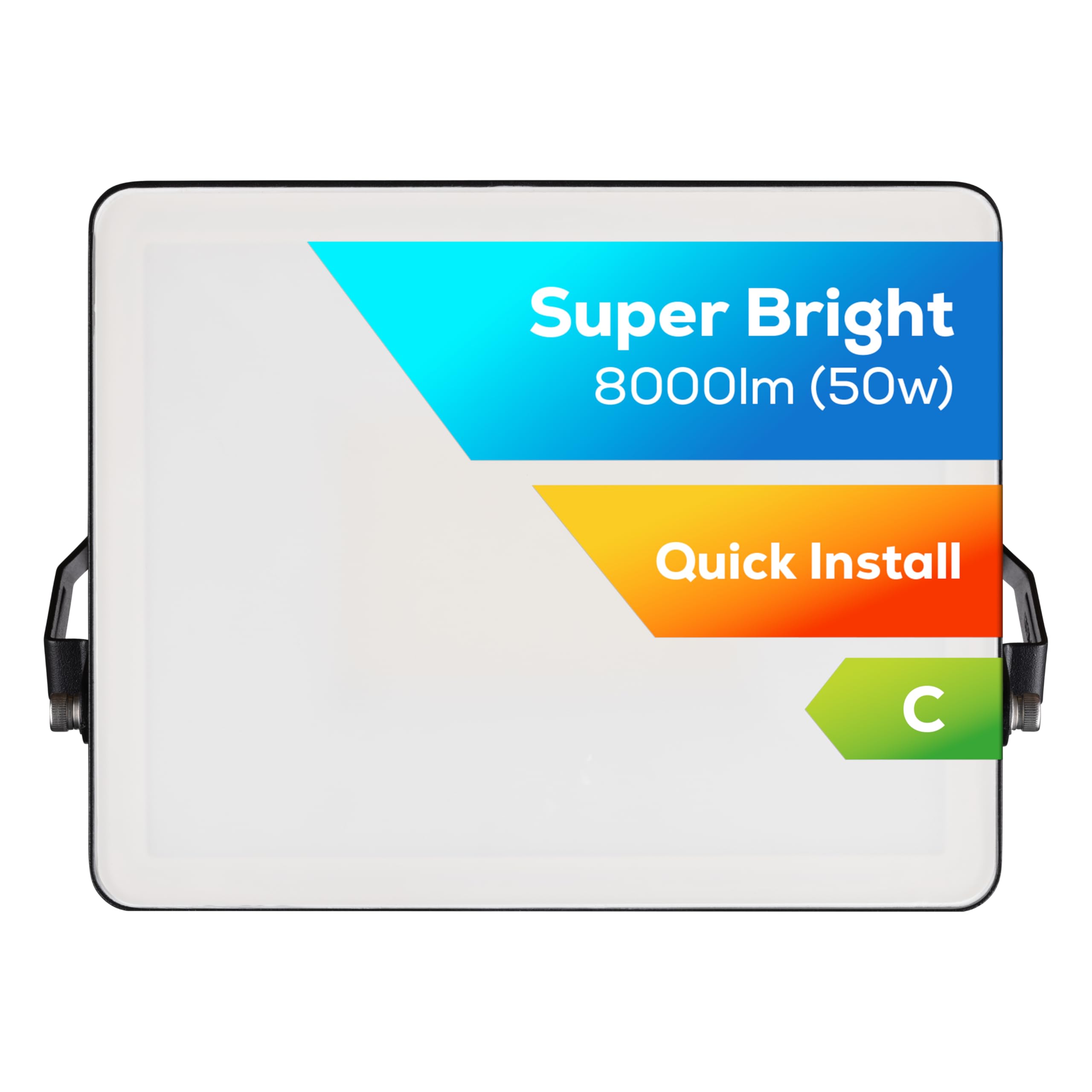 TCP 50W LED Floodlight - Screwless Connector - White