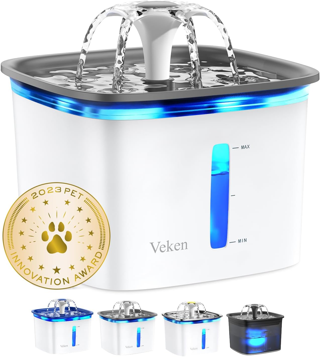 Veken 95oz/2.8L Pet Fountain