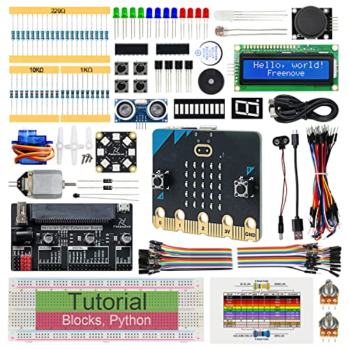 Freenove Micro:bit Kit V2 - 192 Parts, 38 Projects