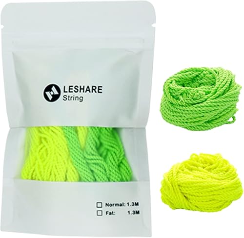Miniatura 2 de LESHARE - Cuerdas Yoyo profesionales, paquete de 20 unidades, 4.3 ft de largo, cuerdas de repuesto profesionales de alta calidad, equilibrio, color