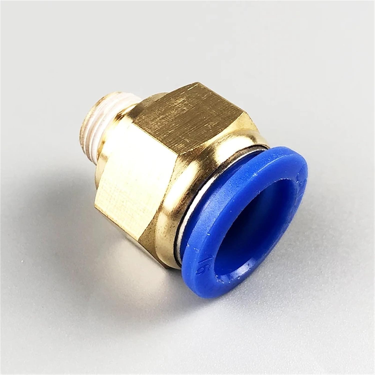 Pneumatic Air Connector Fitting PC 4mm-12mm Thread 1/8 1/4 3/8 1/2 Inch Hose Fittings 5Pcs(OD8mm-1I4)