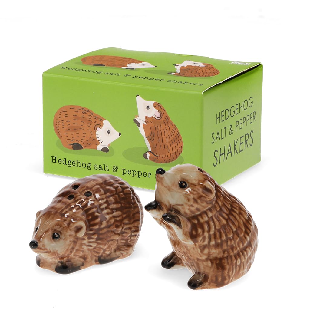 REX London Salt and Pepper Shakers Set, Modern Table Seasoning Pots, Compact Salt Dispenser and Pepper Pot, Stylish Kitchen Dining Accessories, Novelty Design Salt & Pepper Set