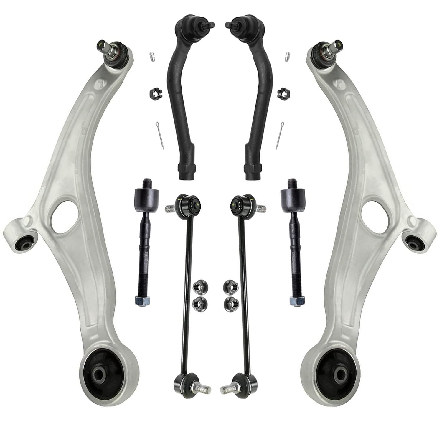 Detroit Axle - 8pc Front End Suspension Kit for Hyundai 15-17 Azera, 14