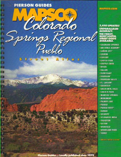 Buy Rand McNally Street Atlas Colorado Springs/Pueblo Colorado Book ...