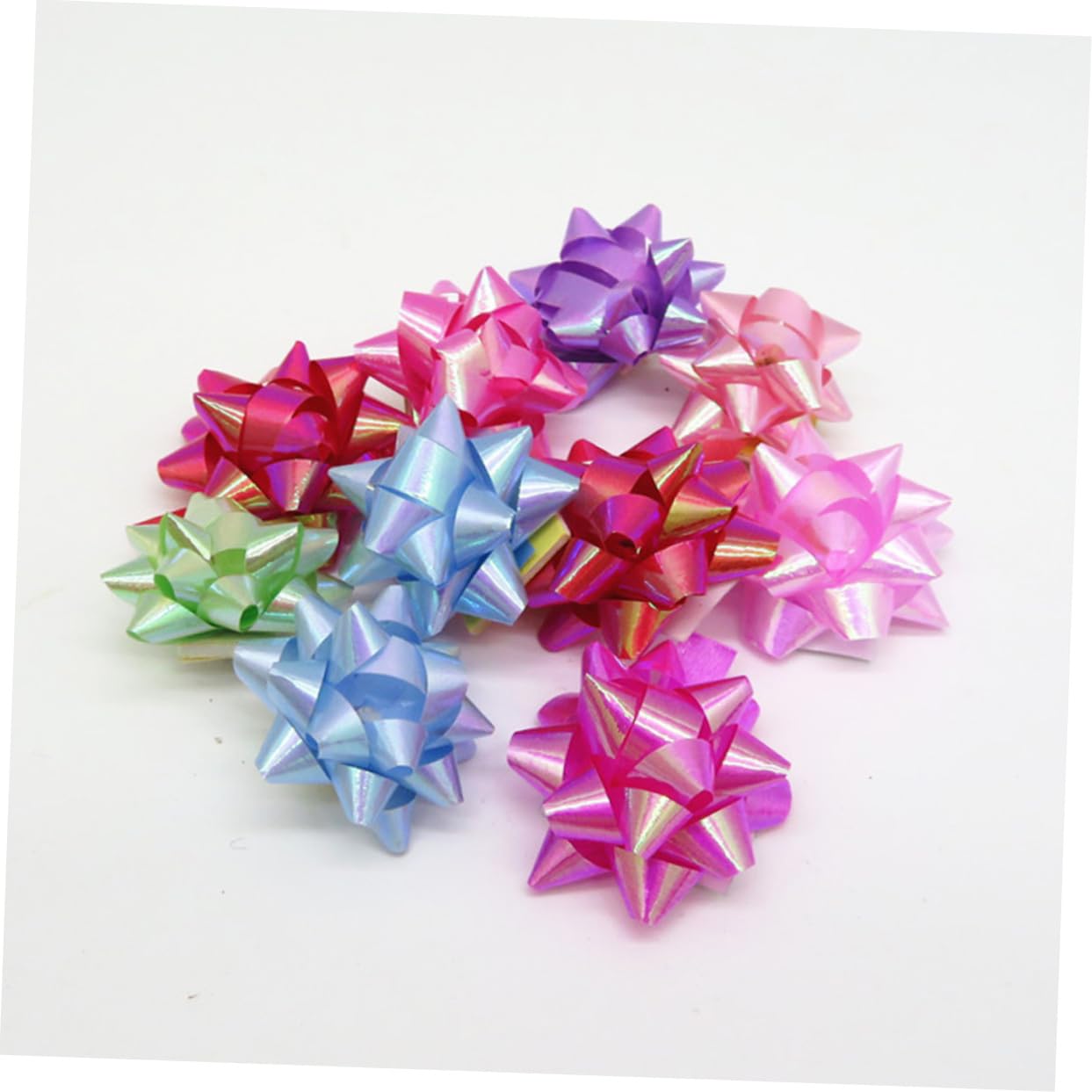 BESTYASH 3 Set Decorazione Del Nastro Avvolgimento Avvolgere Tirare Gli Archi Avvolgenti Decorativo Tirare Fiocchi Di Fiori Nastro Avvolgente Tirare Il Fiocco Pp 50 Pezzi*3