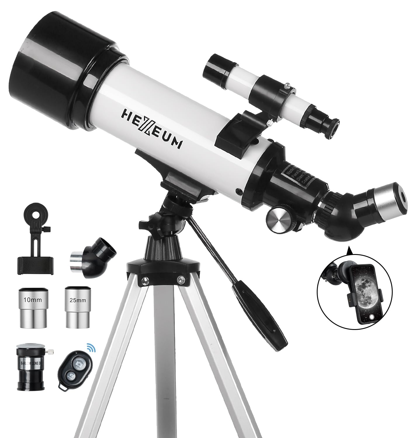 Amazon.com : Telescope for Kids & Adults - 70mm Aperture 500mm AZ