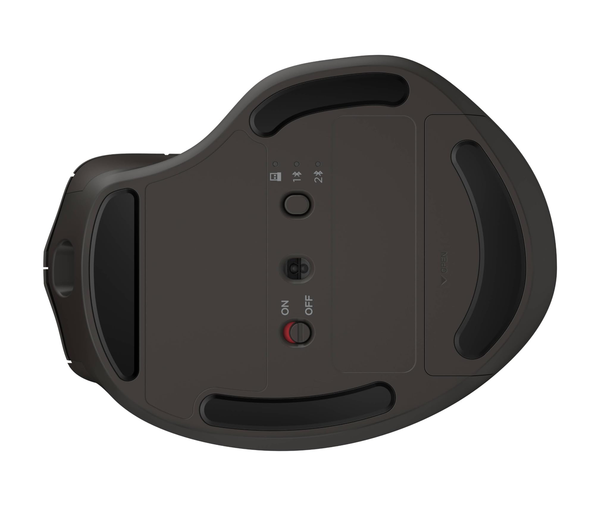 HP 780M Mouse Wireless Ergonomico con Scorrimento Ultra Rapido, Nero | Supercondensatore Ricaricabile, 6K Dpi, Bluetooth, Multi-Dispositivo, Compatibile con Windows e Mac