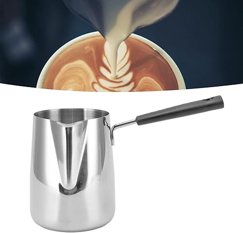 Miniatura 7 de Jarra toroide de café de mango largo, decantador de café de acero inoxidable 304, jarra de espumador de leche más suave a prueba de óxido para el