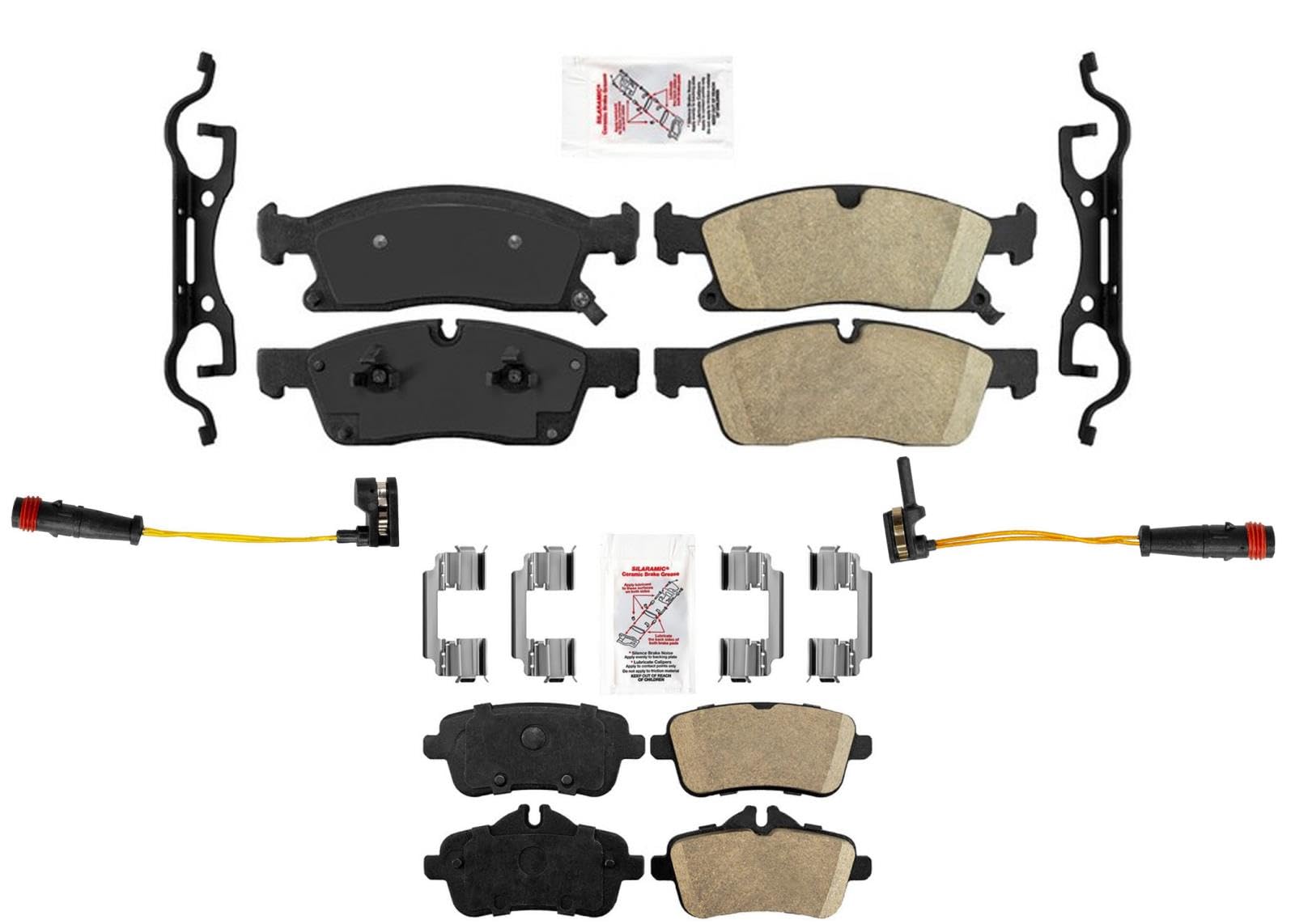 Sport Package Ceramic Disc Brake Pads Replacement Parts For Mercedes Benz GLE350 350mm