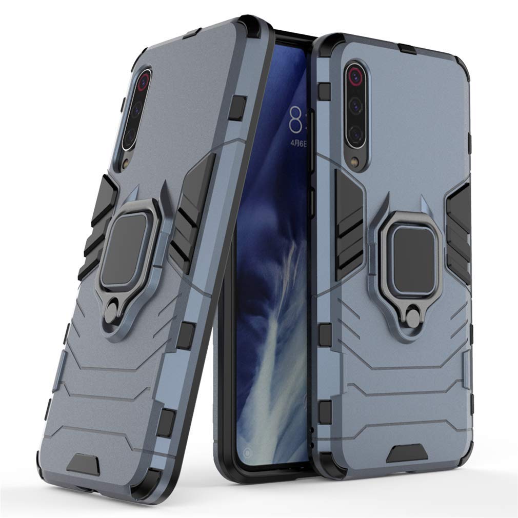 SATURCASE Coque Pour Xiaomi Redmi A1 / Redmi A2, Bague Béquille Hybride 2 En 1 [PC