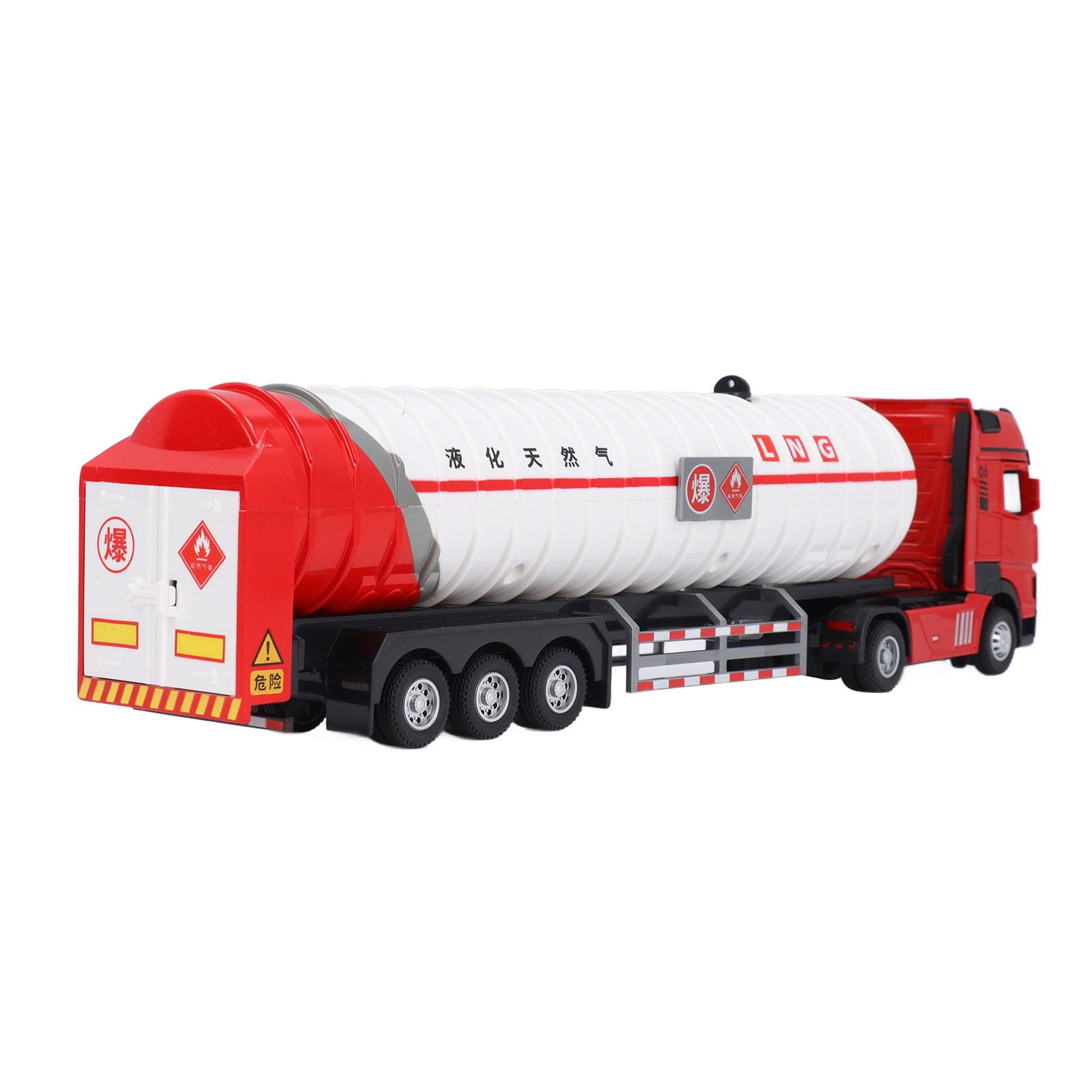 Jouet de Camion-citerne à Gaz en Alliage, Modèle de Pulvérisation à Haute Simulation pour Enfants, Conception Allongée Détachable avec Détails Jouet de Camion-citerne à Gaz en Alliage, Modèle de Pulvérisation à Haute Simulation pour Enfants, Conception Allongée Détachable avec Détails