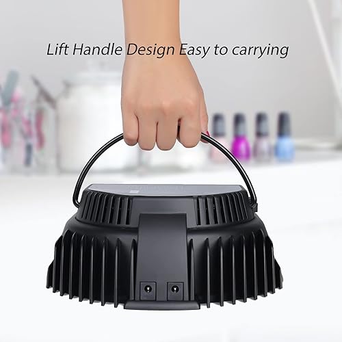 Miniatura 10 de 64W recargable Pro LED Gel Nail UV luz UV LED lámpara de uñas inalámbrico LED luz para uñas (blanco) Blanco,Negro