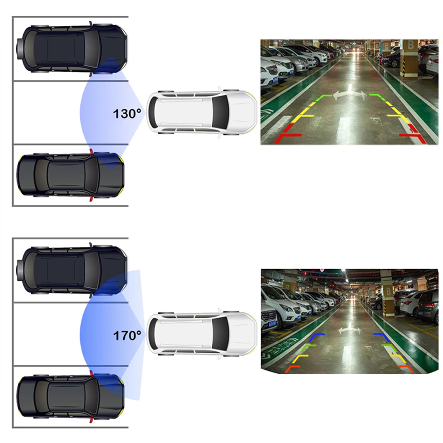 Telecamera Di Retromarcia Posteriore Per Toyota Corolla, Previa, Tarago, Wish, Alphard (2001-2011) – Visione Notturna A Colori, 170°, IP67