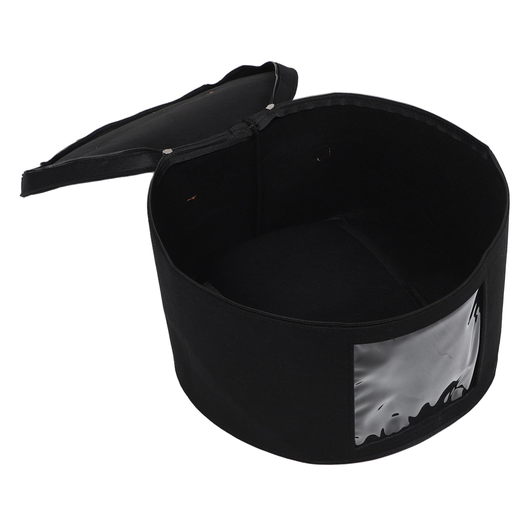 ABOOFAN Box Hat Box for Women Foldable Round Storage Organizer with Lid for Hats Baseball Caps and Clothes Versatile Travel Storage