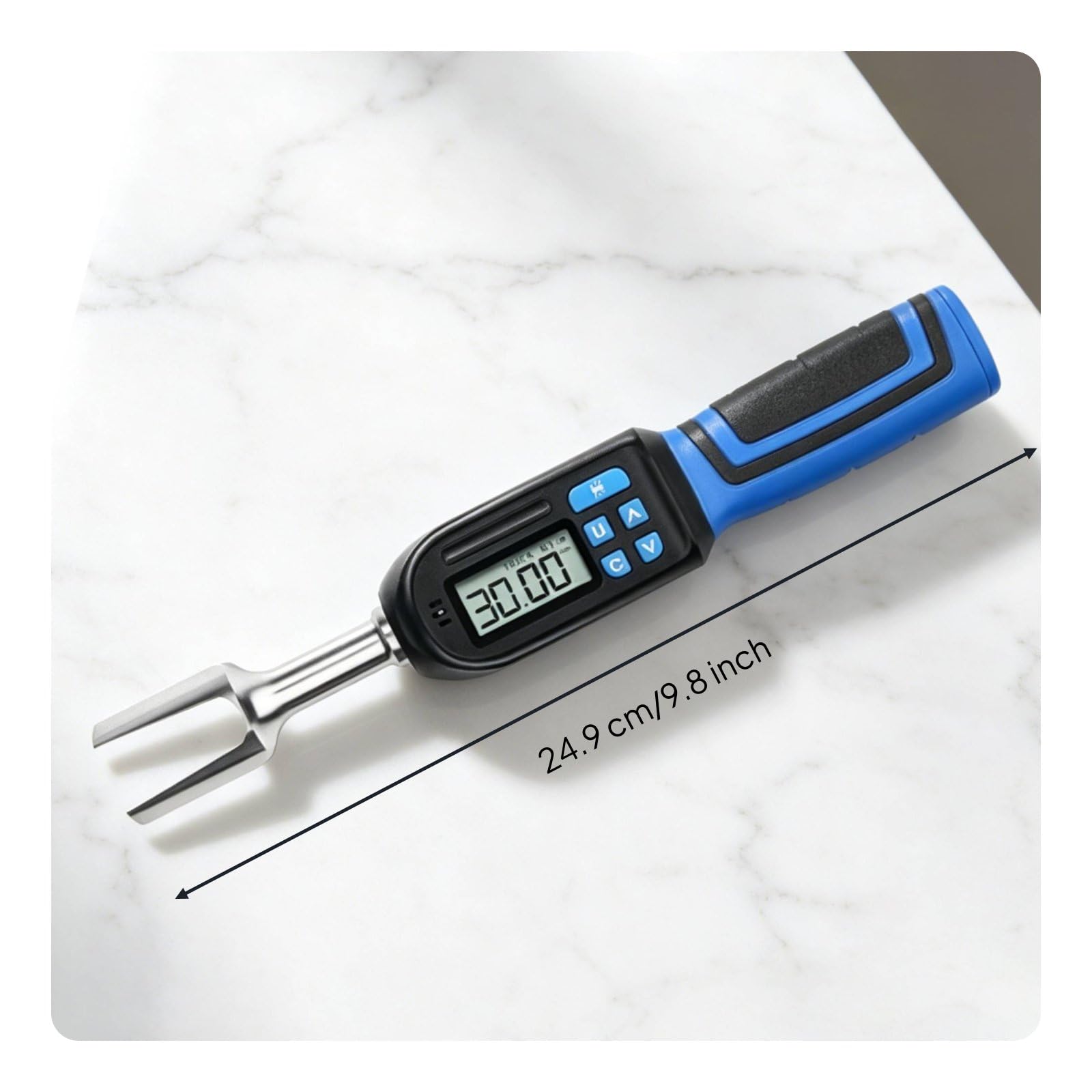kowaku Llave Dinamométrica Digital de Apriete Interfaz 9x12 de Cabezas Pantalla Retroiluminada de Aleación Acero Rango 6.8-135nm Adecuada para Mecánica Automotriz Ajuste Estructuras Servicio