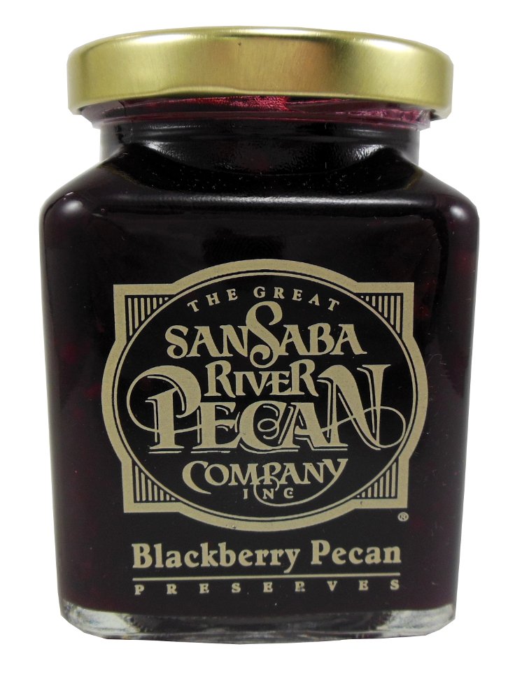 The Great San Saba River Pecan Company Blackberry Pecan Preserves (1 Jar)