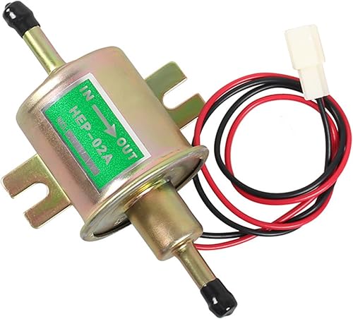Augeny HEP-02A Bomba de combustible eléctrica de 12 V, bomba de combustible de transferencia de gasolina diésel, bomba de combustible de