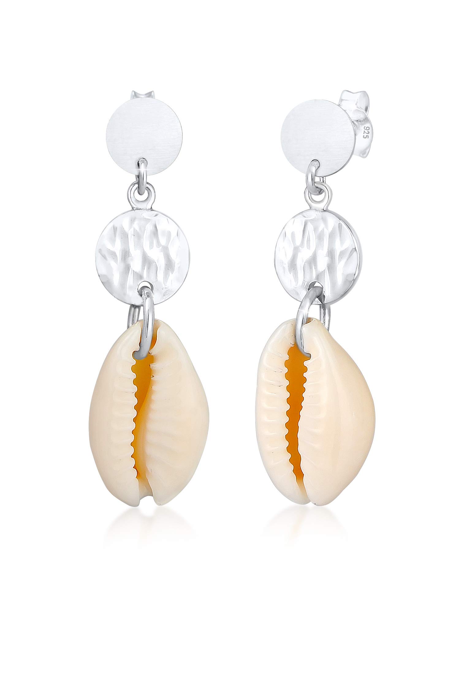 Elli Ciondolo Conchiglia Kauri PiaMare in argento sterling 925 Orecchini ✔️ acquista online