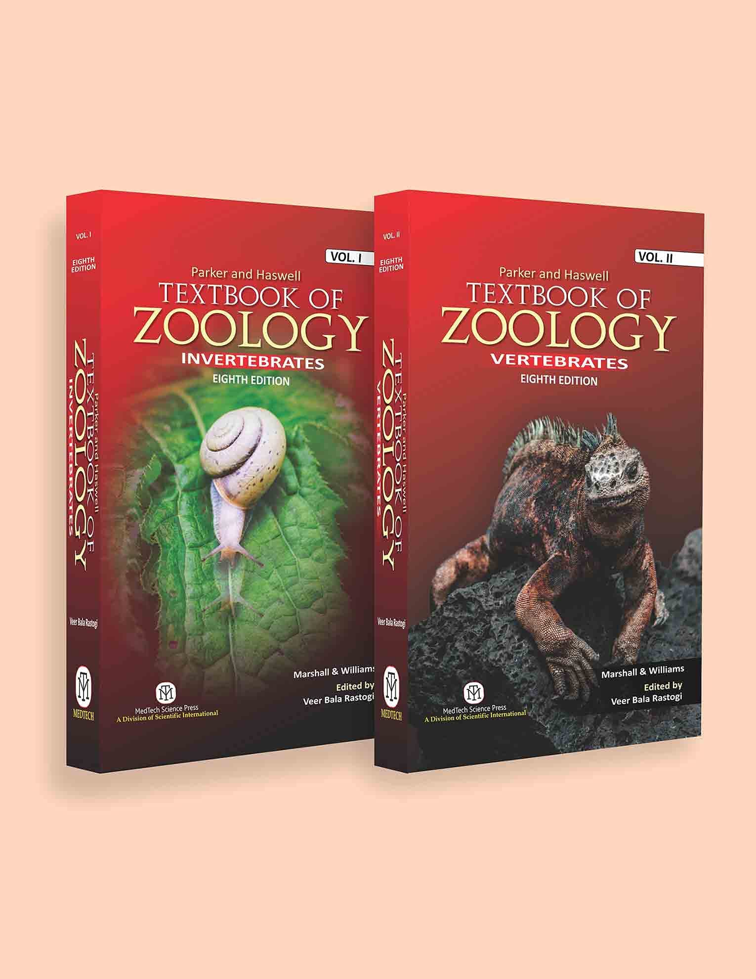 Parker and Haswell Textbook of ZOOLOGY | Invertebrates | Vertebrates | Volume I & II Combo (Set of 2 Books)