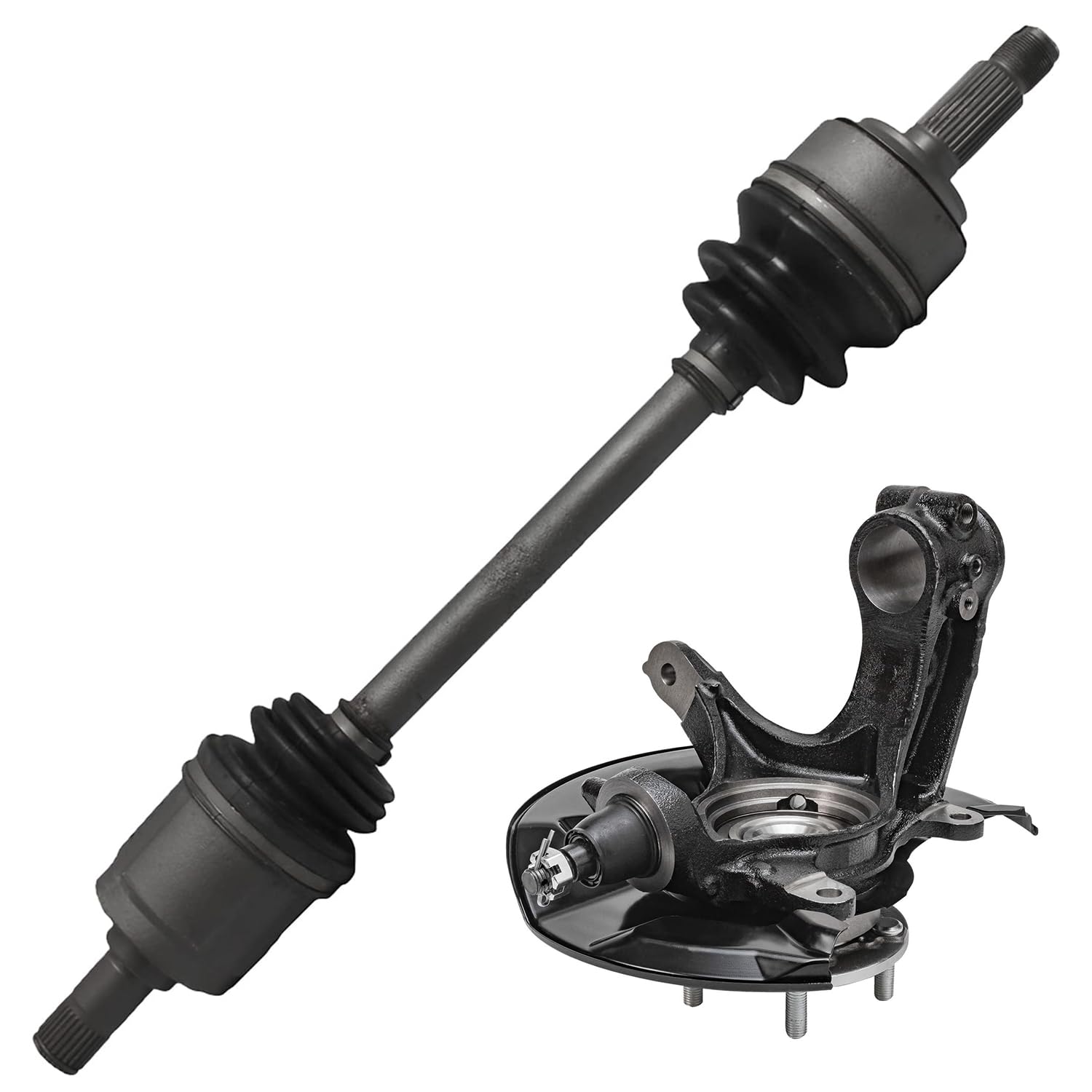 Detroit Axle - 2.4L Front Left Steering Knuckle Kit for 2015-2016