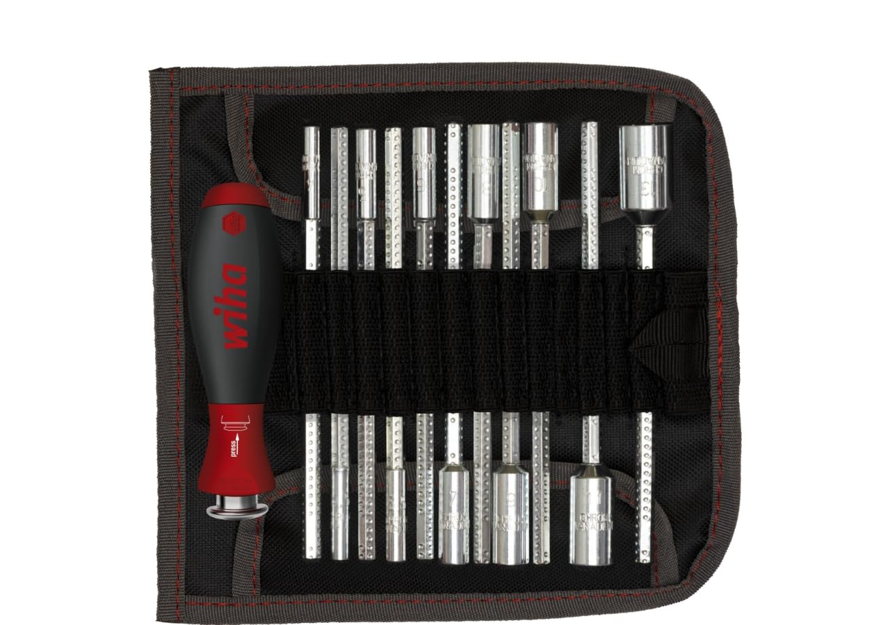 Wiha 27713 284 Screwdriver with interchangeable blade set SYSTEM 6...