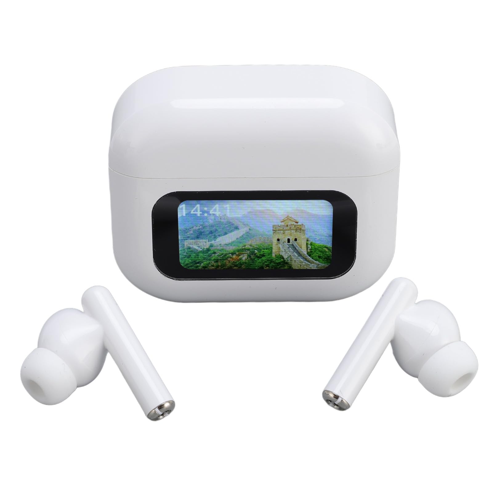 PUSOKEI 144 Language Translator Earbuds for with Touch (White)