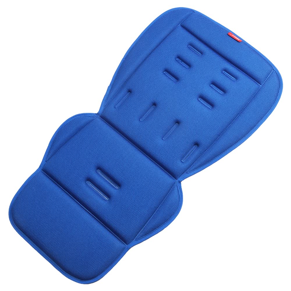 Seat Liners for Baby Pushchairs Breathable Summer Strollers Seat Pads Universal Pram Seat Covers Buggys Seat Mats Padding 4 Seasons Baby Products(Royal Blue)