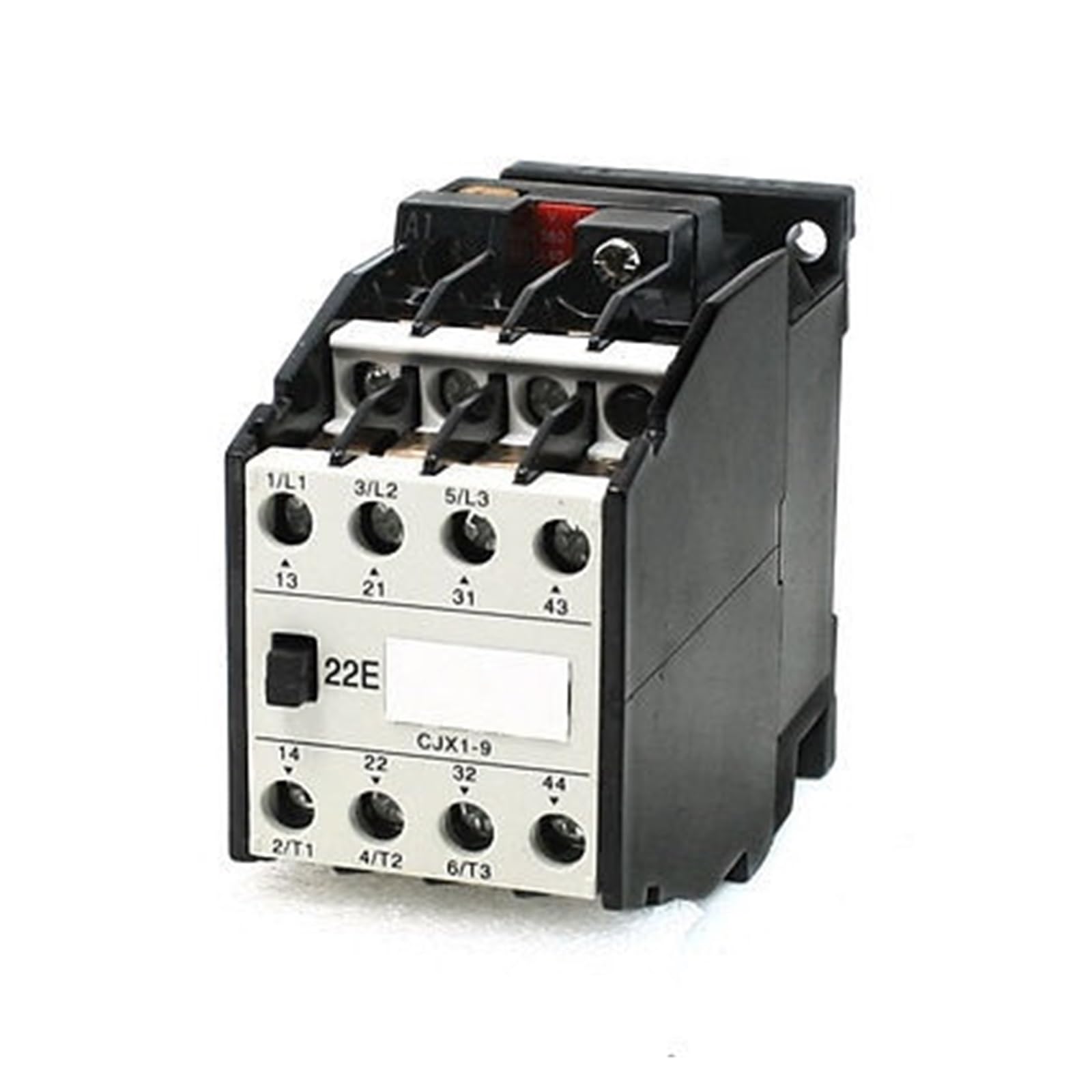 Contacteur CA triphasé 380V CJX1-9/22 avec contacts 2 NO + NF