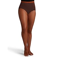 Capezio Studio Basics - Calze a rete da donna, senza cuciture