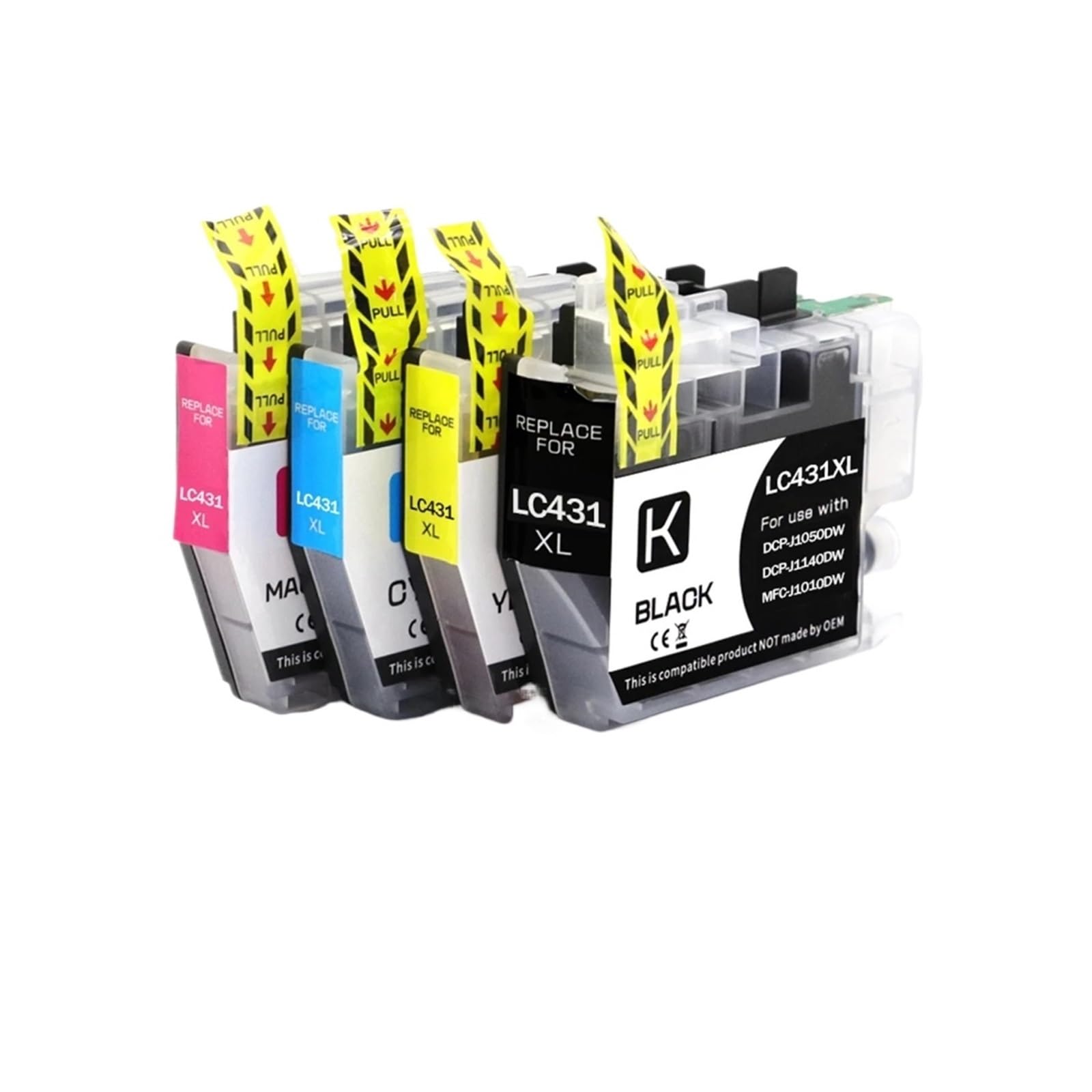 Cartuccia ink LC431 LC431XL, compatibile con Brother