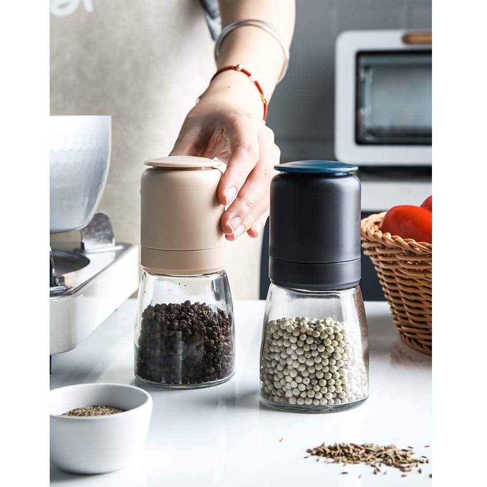 212 Main 5.5 Inch - 14cm FuturaBrushed Stainless Salt Mill