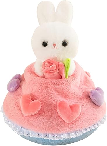 Miniatura 2 de TToyeric Ramo de peluche de conejo, lindo conejo, muñeca de peluche transformada, ramo de peluche de conejo, regalo para el día de la madre,
