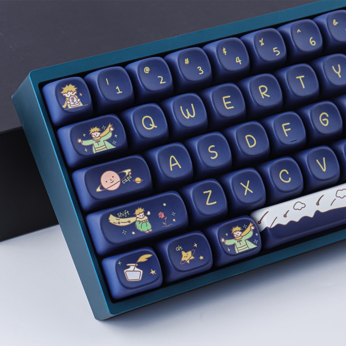 Lot de 148 Touches PBT personnalisées, Profil MOA, pour claviers mécaniques Cherry Gateron MX Swithes 60%