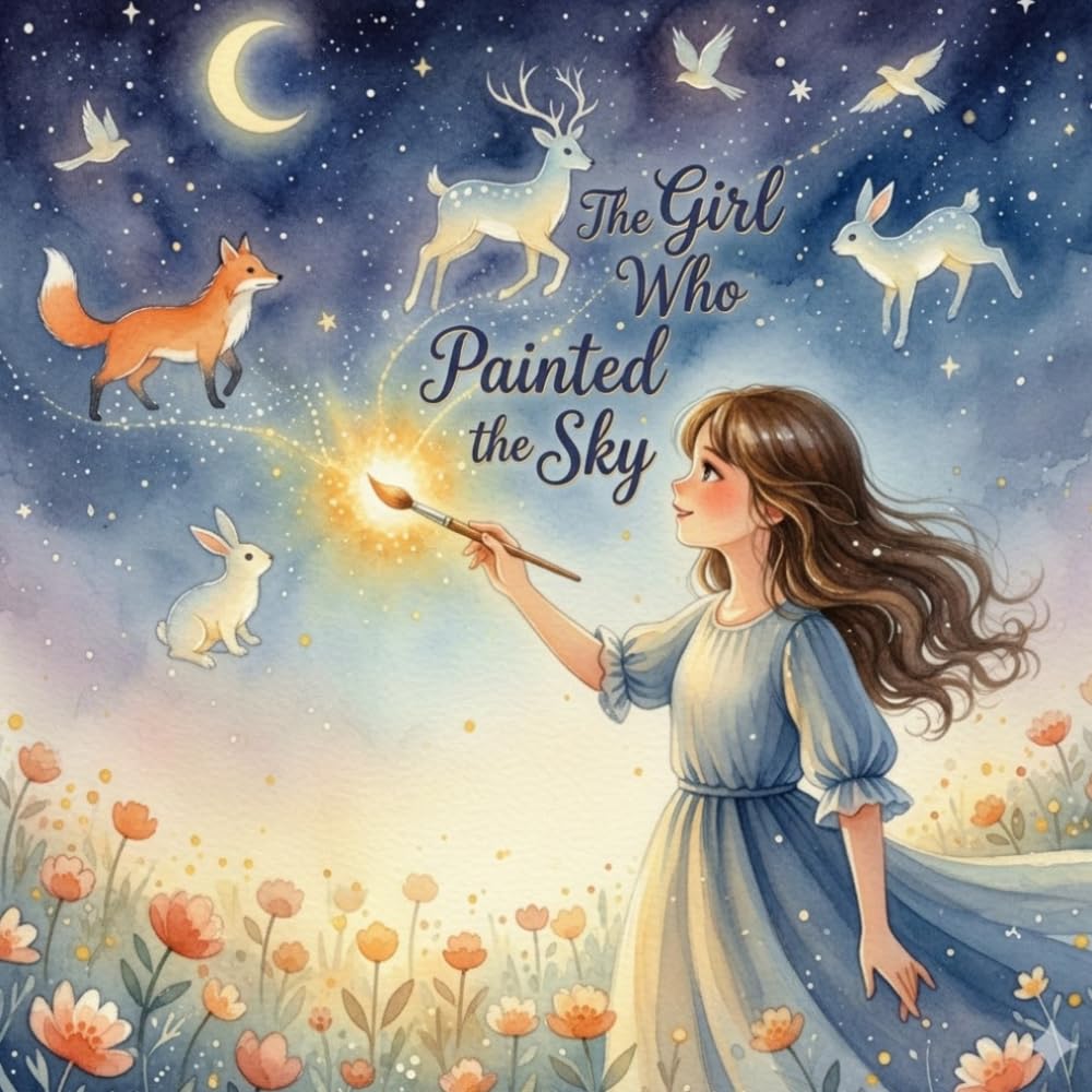 The Girl Who Painted the Sky: | Beautifully Illustrated Story of Creativity and Community