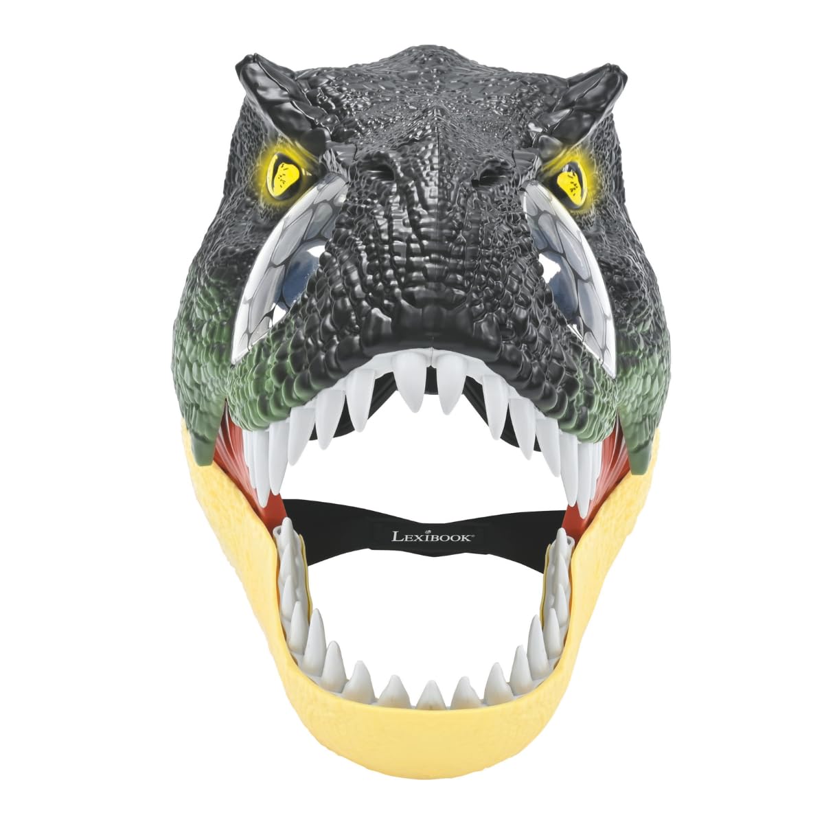 LEXiBOOK Dinosaur mask Movable jaw Realistic toy with roars and light effects Easy to put on RPDINO01