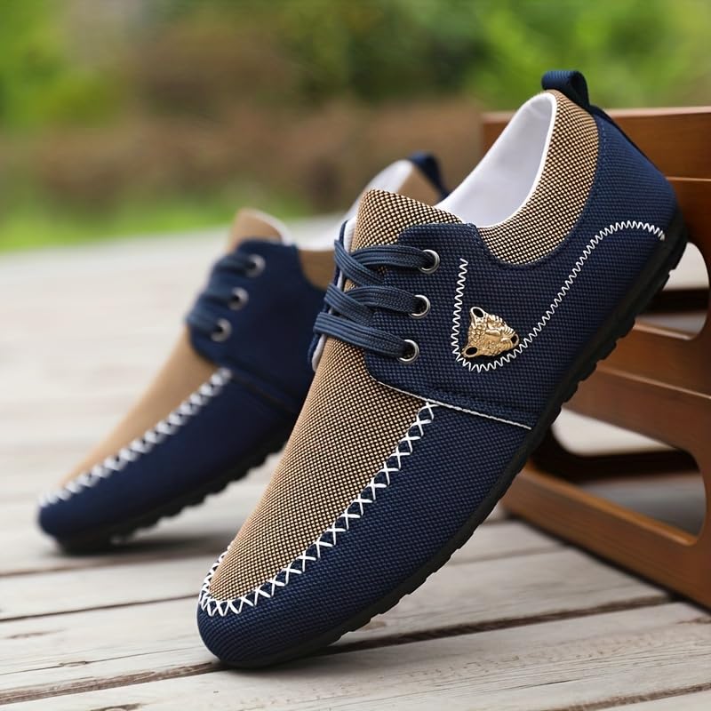 Men's Derby Shoes Sneakers, Casual Walking Shoes Lace-up Front Shoes for Men2