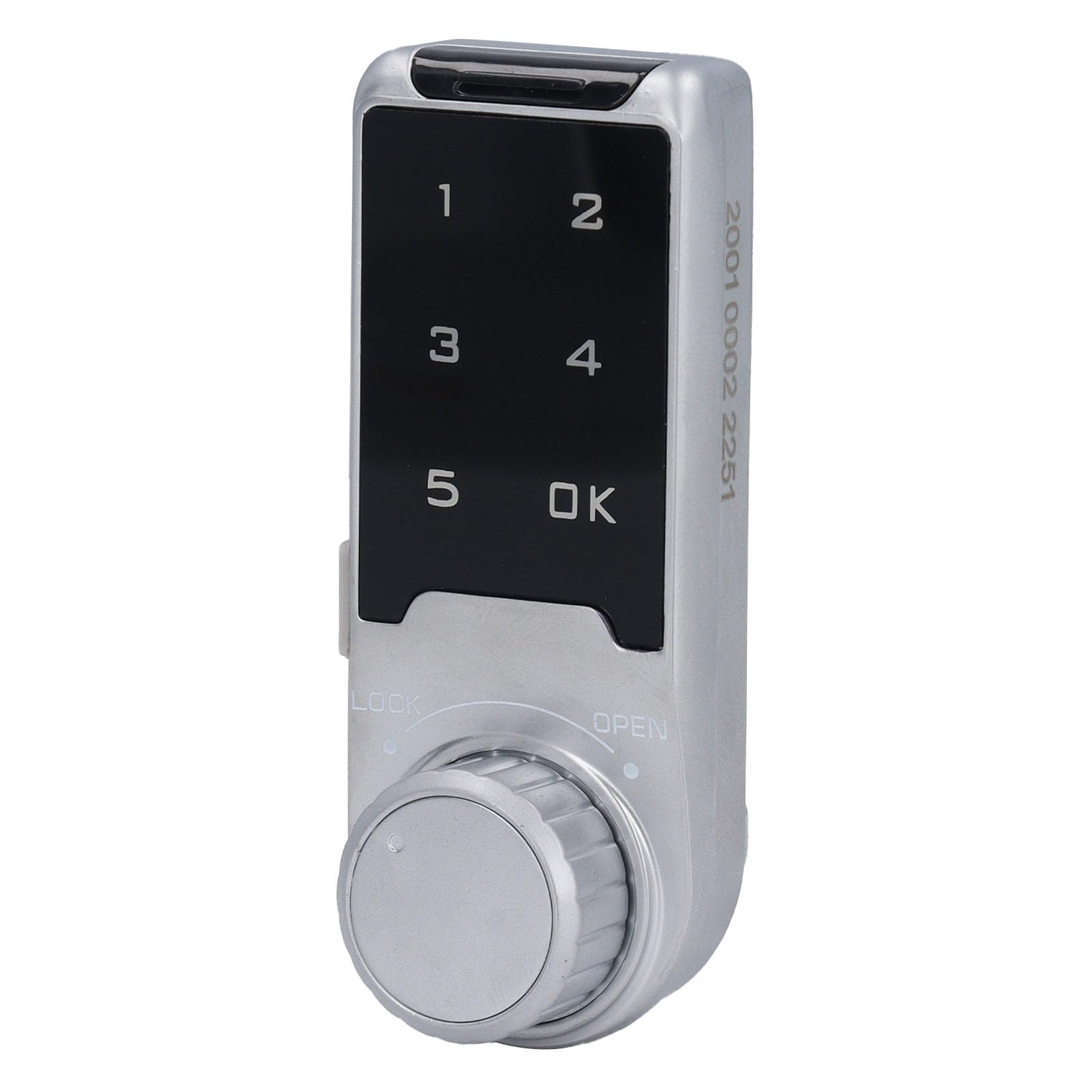 Jelquix #411 Digital Cabinet Lock, Electronic Keypad Security Lock With Customizable Password Touch Access Light Sound Alert, Ideal For Gym Sauna Locker File Drawer (L20)